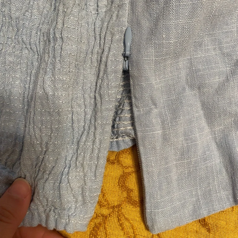 Zara Blue Asymmetrical Ruffled Blouse Bundle